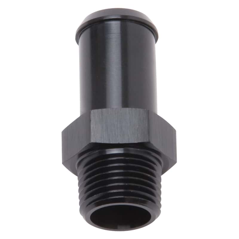 Edelbrock — Edelbrock Hose End Straight 3/8In NPT to 5/8In Barb Black Anodize
KIT PARTS - view 2