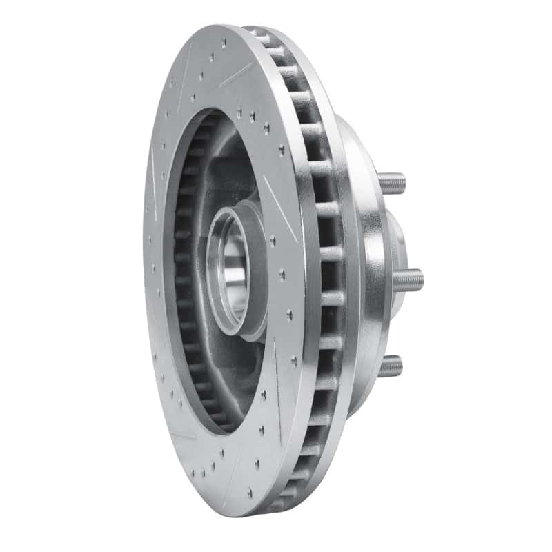 R1 Concepts — R1 1988-1996 Chevrolet C3500 Front Right Drilled & Slotted Silver Brake Rotor
R1 Brake Rotor Drill - view 4