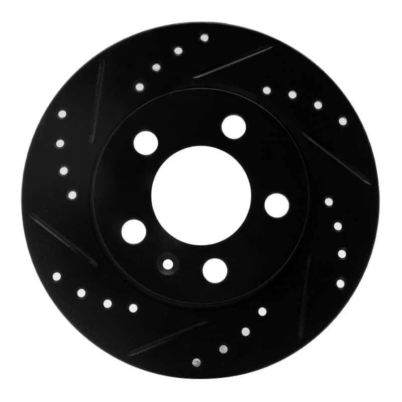 R1 Concepts — R1 01-06 Audi TT Quattro Rear Left Drilled & Slotted Black Brake Rotor
R1 Brake Rotor Drill - view 1