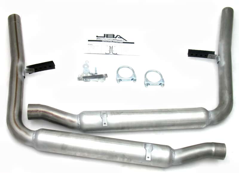 JBA — JBA 65-70 Ford Mustang 260-428 409SS GT350R Style Dual Side Header Back Exhaust
Exhaust System - view 1