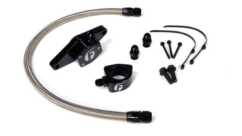Fleece Performance — Fleece Performance 98.5-02 VP Coolant Bypass Kit w/ Stainless Steel Braided Line
Coolant Bypass Kit - view 2