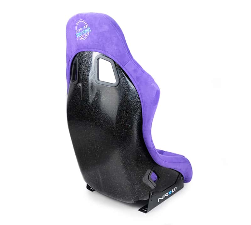 NRG — NRG FRP Bucket Seat PRISMA Edition w/ Pearlized Back Purple Alcantara - Medium - view 4
