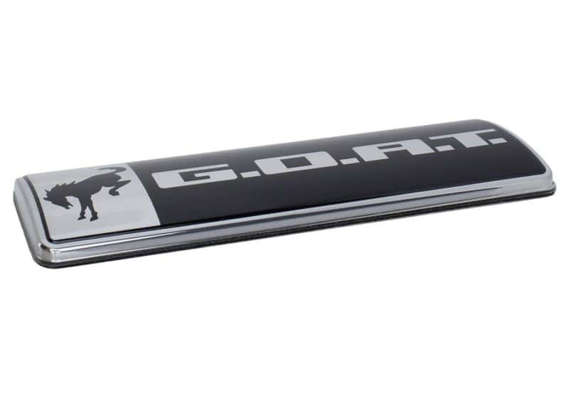 Ford Racing — Ford Racing Bronco/Bronco Sport G.O.A.T. Badge - Black/Chrome
Grl/FndVnt/BdyKt - view 7