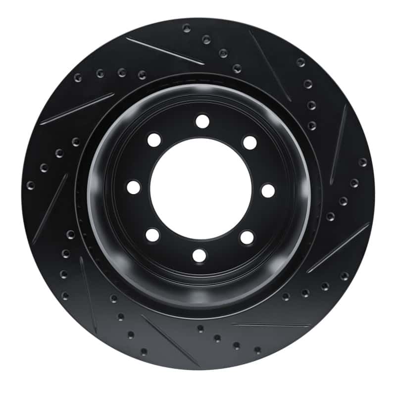 R1 Concepts — R1 11-22 Ford F-250 4WD (Super Duty) Rear Left Drilled & Slotted Black Brake Rotor
R1 Brake Rotor Drill - view 5