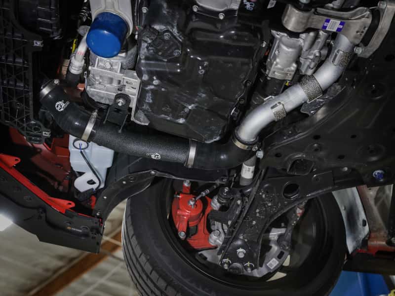 aFe — aFe 19-22 Hyundai Veloster N L4 2.0L (t) BladeRunner 2-1/2in Aluminum Hot Charge Pipe - Black
Hot Charge Pipe - view 7