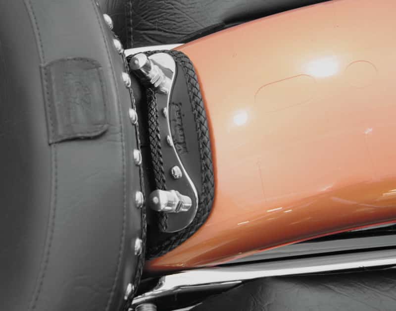 Mustang Motorcycle — Mustang 97 21 Harley FL Touring Mini Fender Bib - Black - view 2