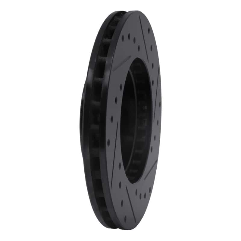 R1 Concepts — R1 87-91 Toyota Camry Front Left Drilled & Slotted Black Brake Rotor
R1 Brake Rotor Drill - view 5
