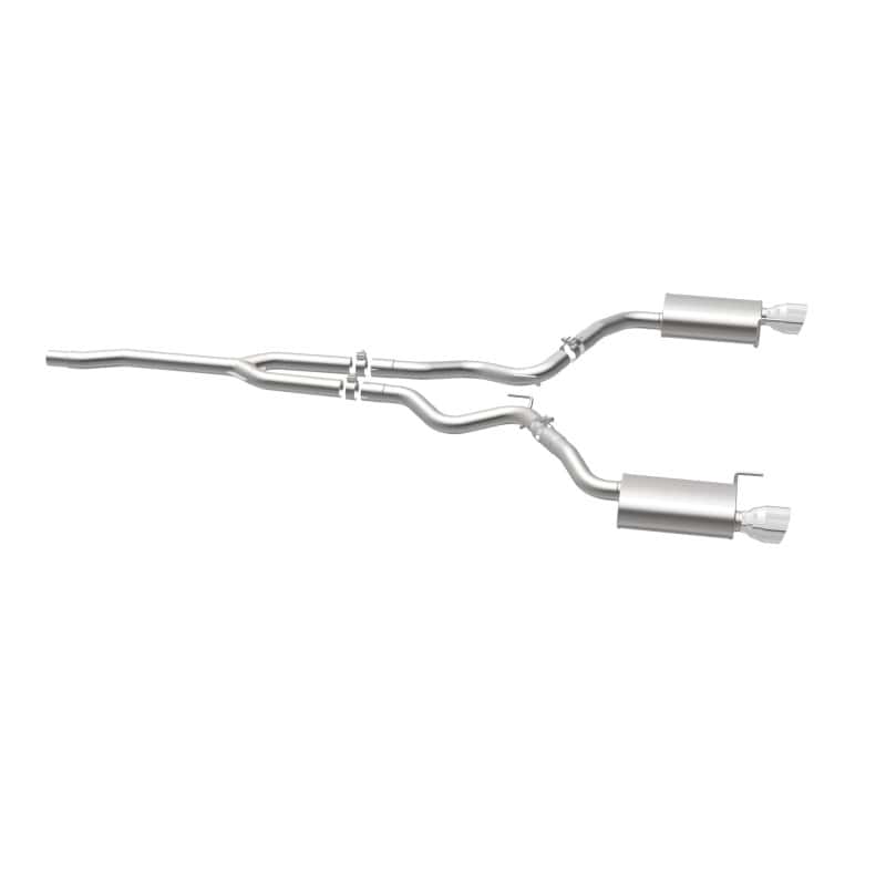 Magnaflow — MagnaFlow Cat Back, SS, 2.5in, Street, Dual Split Polished 4.5in Tips 2015 Ford Mustang Ecoboost
Cat-Back - view 17