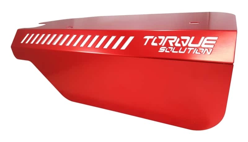 Torque Solution — Torque Solution Engine Pulley Cover 2015+ Subaru WRX/2014+ Forester XT - Red - view 1