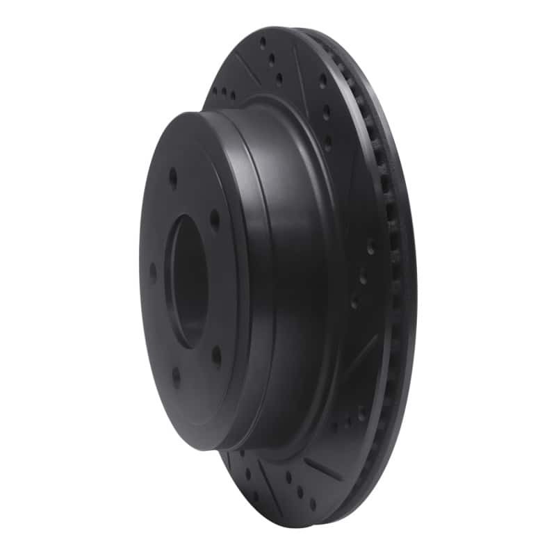 R1 Concepts — R1 04-06 Ford E-150 Club Wagon Rear Right Drilled & Slotted Black Brake Rotor
R1 Brake Rotor Drill - view 2