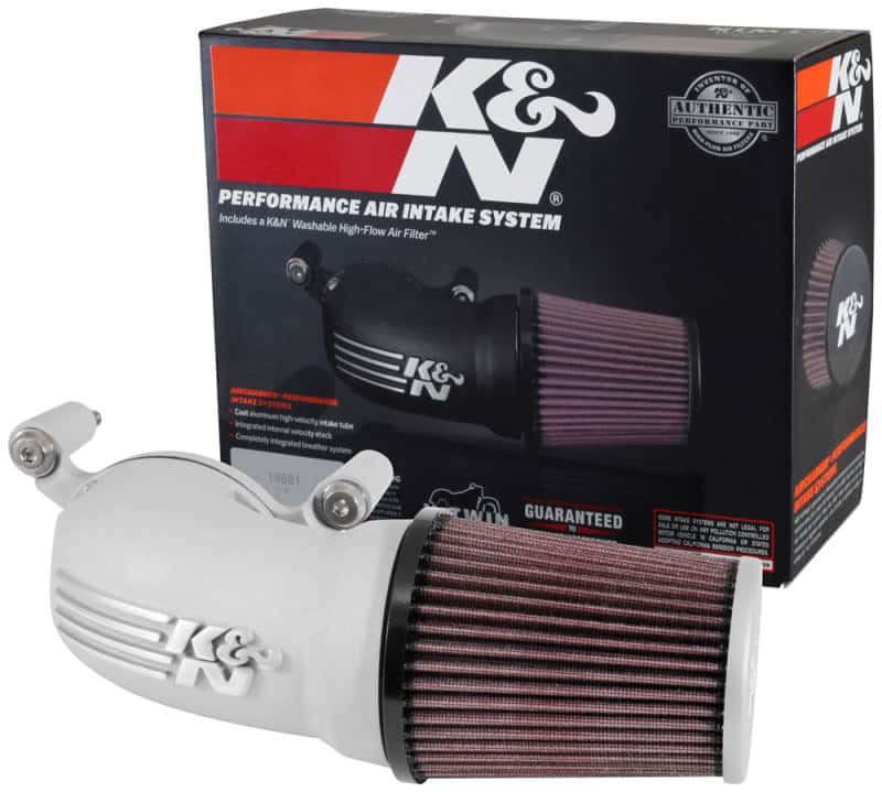 K&N Engineering — K&N 08-17 Harley-Davidson Touring Models Performance Air Intake System Silver
Performance Air Inta
Air Intake System - view 5