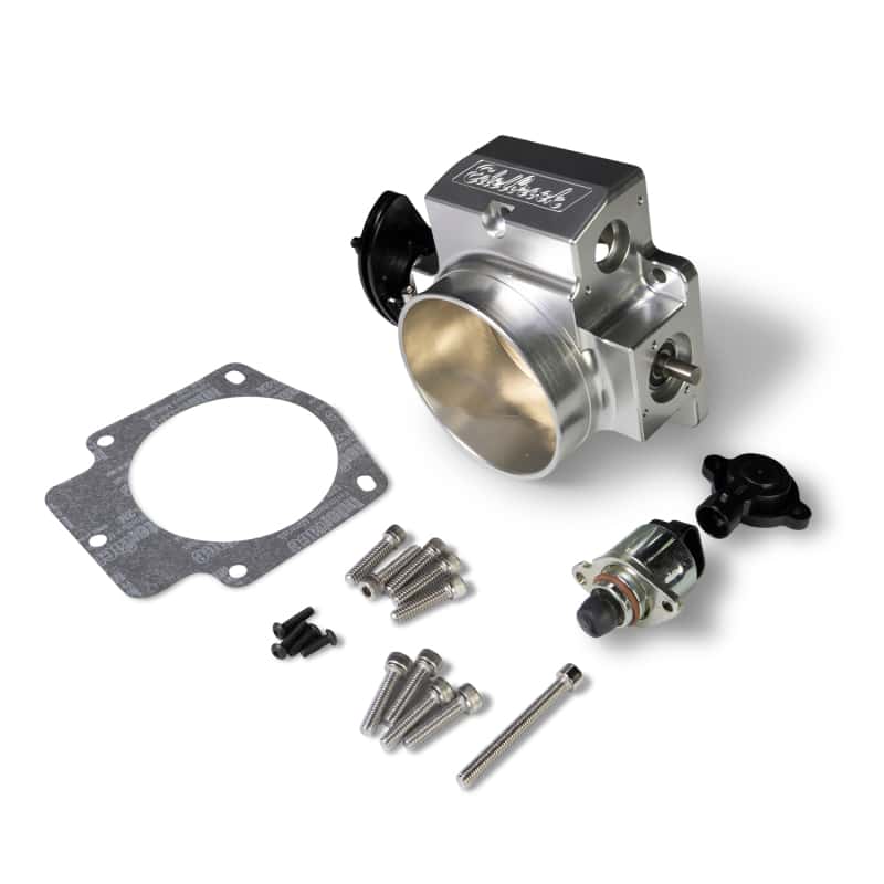 Edelbrock — Edelbrock Pro Flo XT 90mm Throttle Body - Satin Finish - view 1