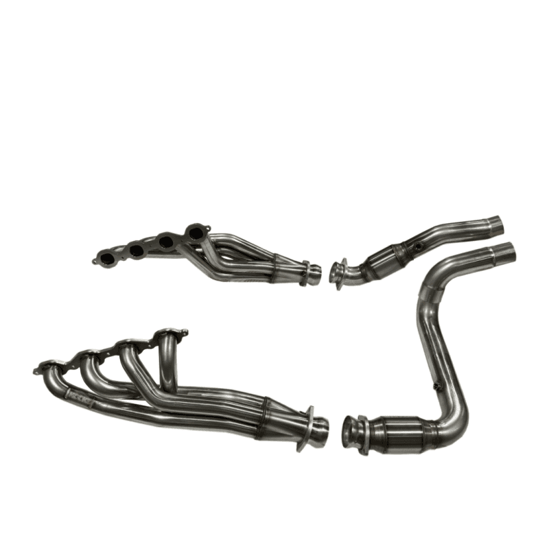 Kooks Headers — Kooks 23+ Cadillac Escalade V 1-7/8in Long Tube Header & GREEN Catted Conn. Kit
Header & Conn. Kit.
Header/Conn. Kit. - view 3