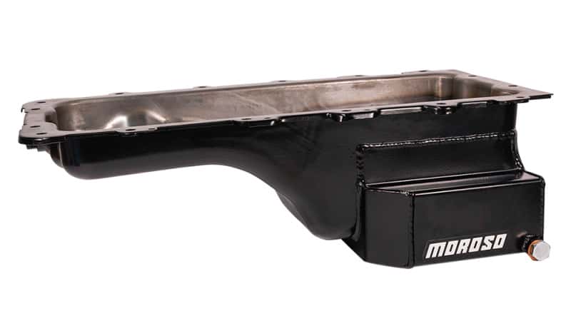 Moroso — Moroso Ford 4.6/5.4L (w/Rear Sump) Kicked Out Wet Sump 7qt 6.5in Steel Oil Pan - view 5