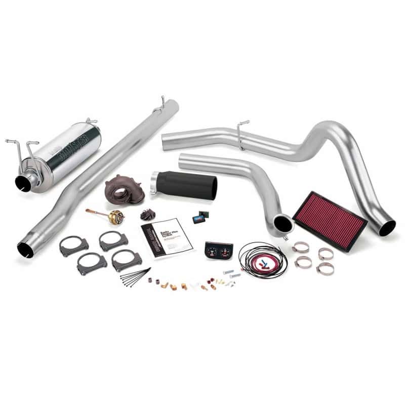 Banks Power — Banks Power 99 Ford 7.3L F250/350 Man Stinger-Plus System - SS Single Exhaust w/ Black Tip
Power/Efficiency Sys - view 2