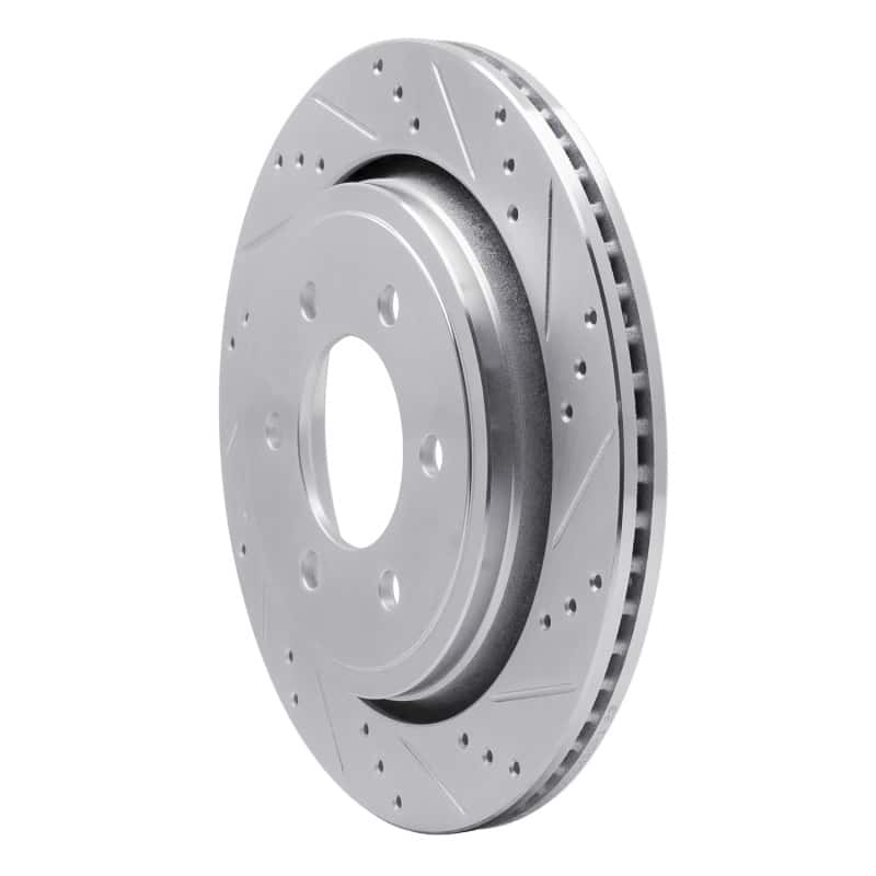 R1 Concepts — R1 15-17 Ford F-150 RWD Rear Right Drilled & Slotted Silver Brake Rotor
R1 Brake Rotor Drill - view 2