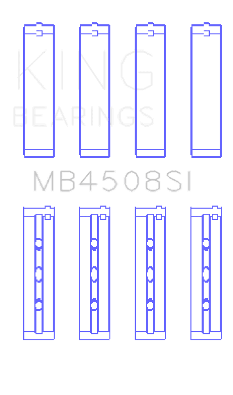 King Engine Bearings — King Engine Bearings Acura J30A/J32A/J35A/J35Z (Size +0.5) Performance Main Bearing Set
Engine Bearing - view 2