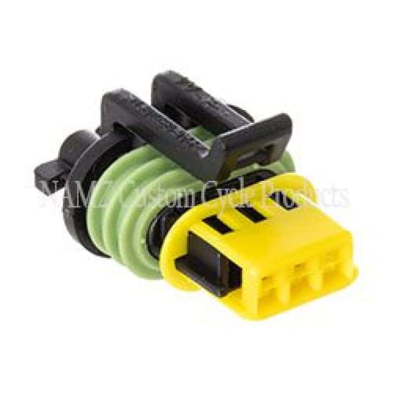 NAMZ — NAMZ 06-23 V-Twin Delphi OEM Speedometer Sensor/Siren Connector w/Terminals (HD 72064-06) - view 2