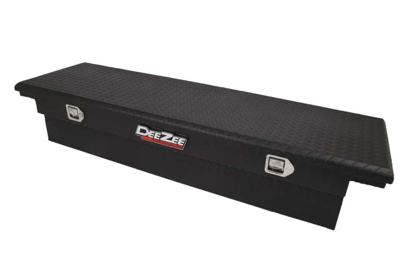 Dee Zee — Dee Zee Universal Tool Box - Red Crossover - Single Lid Black BT (Low/Txt Blk)
ToolBxTrkBedRTR - view 5