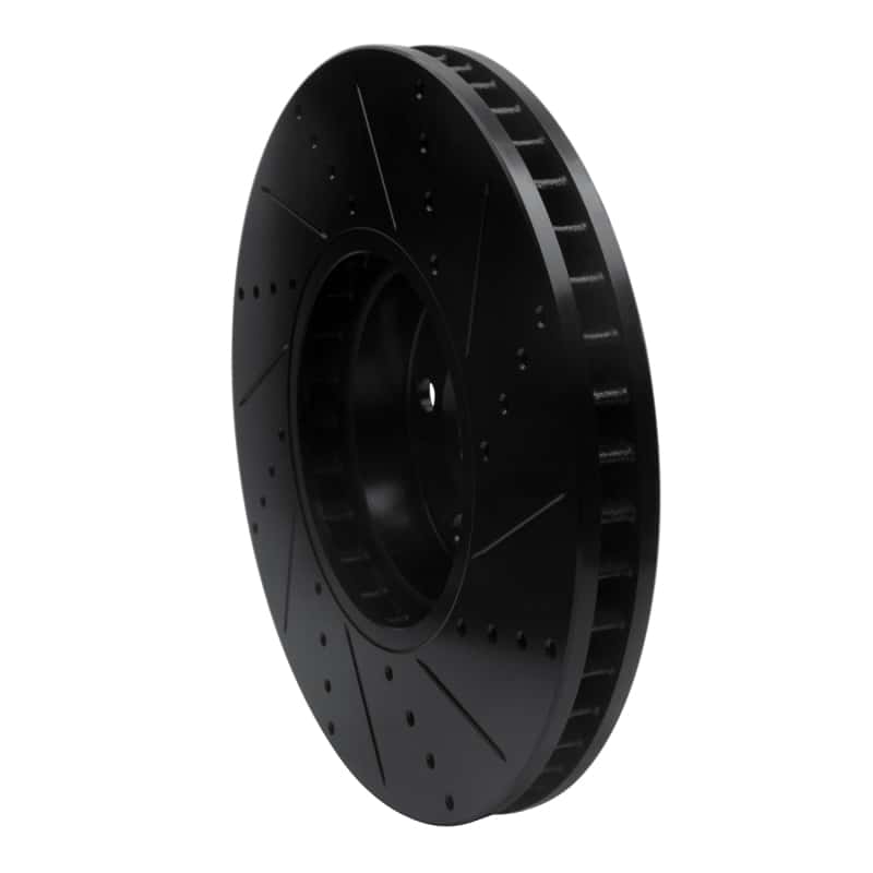 R1 Concepts — R1 10-18 BMW 535I GT Right Front Drilled & Slotted Black Brake Rotor
R1 Brake Rotor Drill - view 4