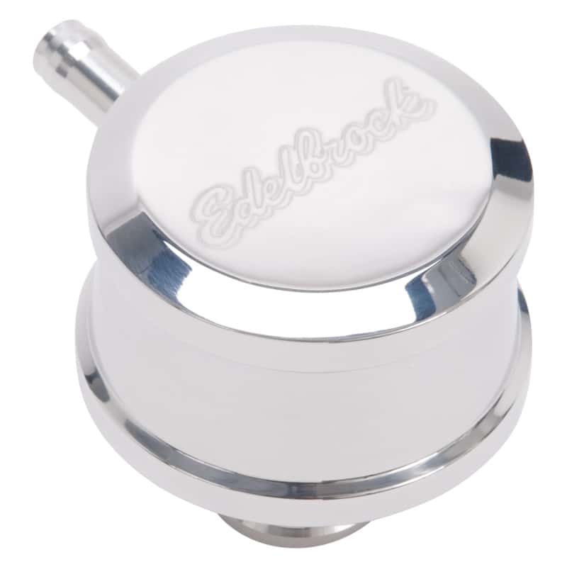 Edelbrock — Edelbrock PCV for Valve Cover Aluminum Round Push In w/ 90-Degree Port Breather Look w/ Etched Logo
KIT PARTS - view 3