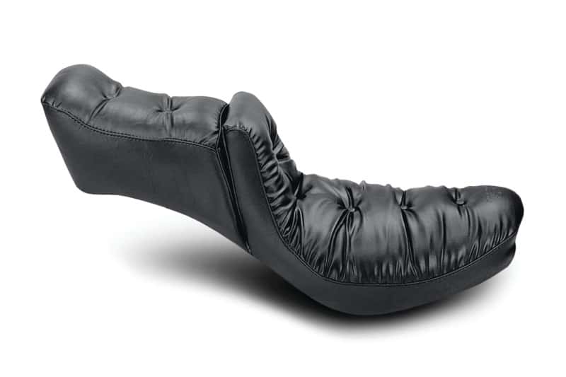 Mustang Motorcycle — Mustang 58-84 Harley FX/FL Duke 1PC Seat Regal - Black - view 1