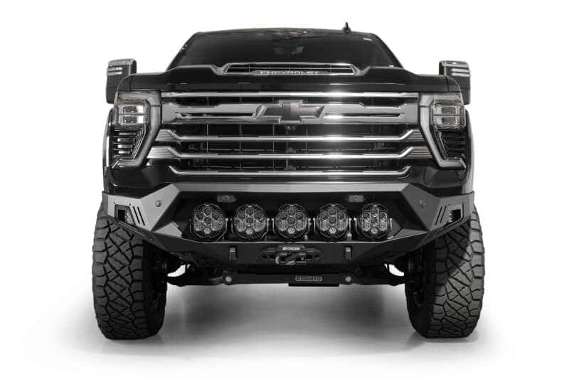 Addictive Desert Designs — Addictive Desert Designs 2024+ Chevy Silverado 2500/3500 Bomber HD Front Bumper
Bumper- Front - view 19