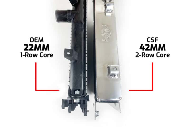 CSF — CSF 10-19 Toyota 4Runner High Performance All-Aluminum Radiator
CSF Radiator - view 4
