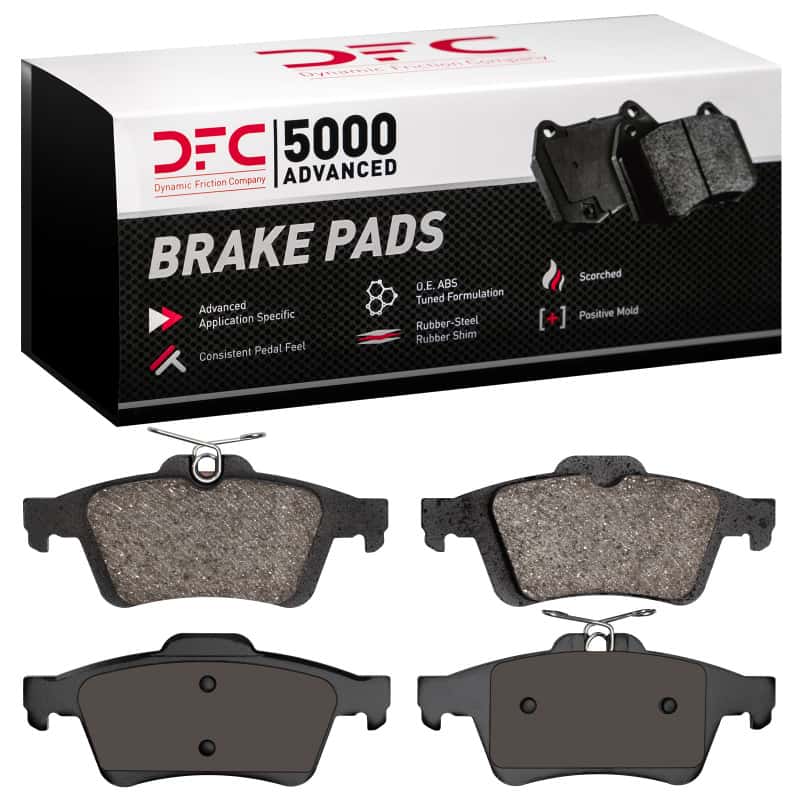 DFC — DFC 03-18 Chevrolet Cobalt Rear 5000 Advanced Low Metallic Brake Pads
DFC Brake Pad Set - view 1