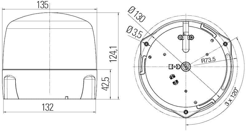 Hella — Hella Led Lamp 12/24V Amber Fix Mounting 2Rl
LED LAMP AMB FIX MT - view 12