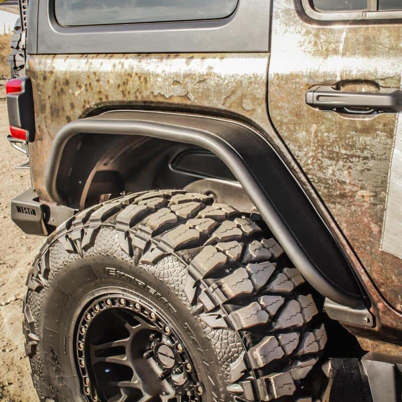 Westin — Westin/Snyper 18-20 Jeep Wrangler Tube Fenders - Rear - Textured Black
Fender - view 4