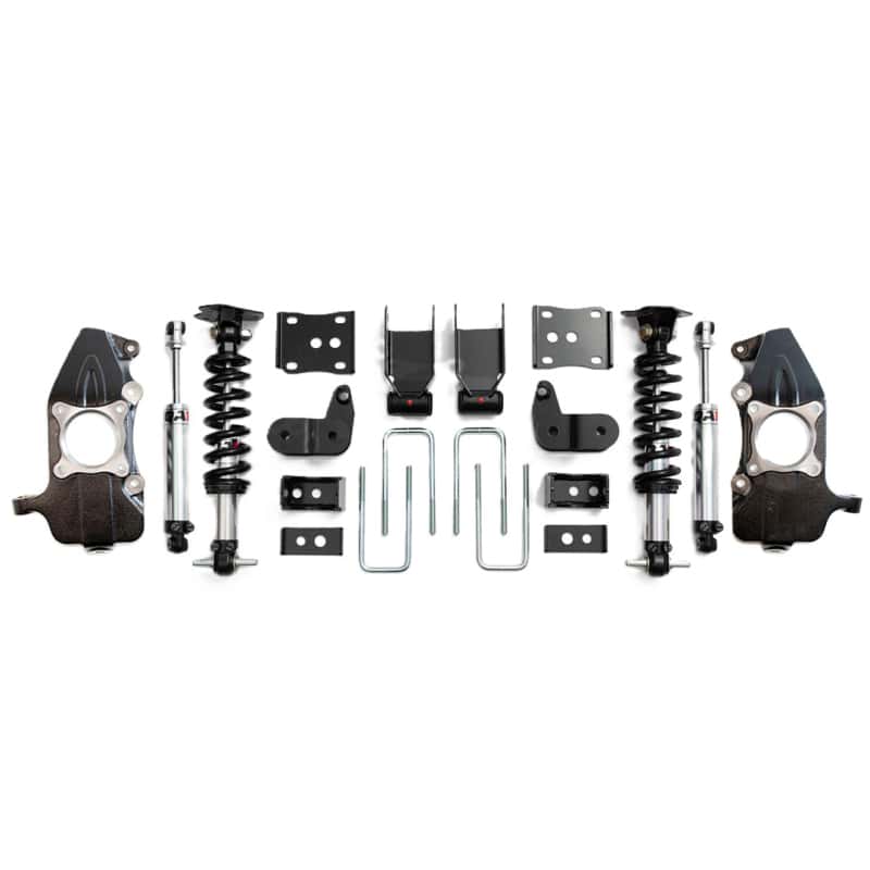 QA1 — QA1 21-25 Ford F150 4WD Dual Adjustable Lowering Kit w/ Spindles - 3.5-5.5in
3/5 Drop F150 4WD - view 1