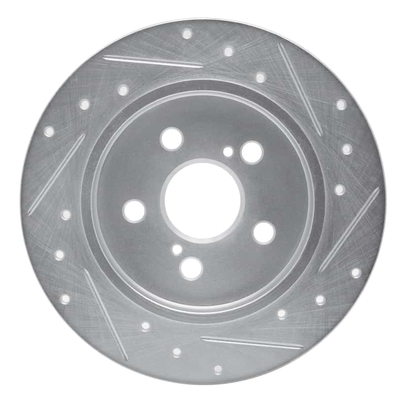 R1 Concepts — R1 09-24 Lexus CT200H Rear Left Drilled & Slotted Silver Brake Rotor
R1 Brake Rotor Drill - view 5