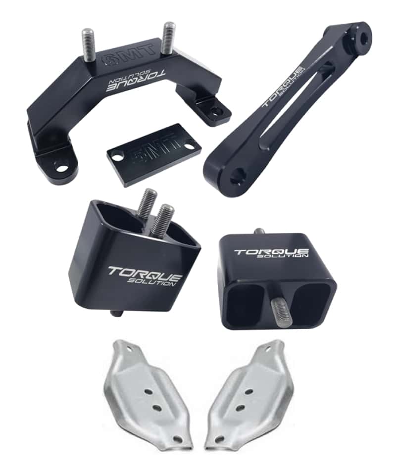 Torque Solution — Torque Solution Engine & Transmission Mount Kit w/ Mount Plates 02-14 Subaru WRX / 04+ Subaru STI - view 1