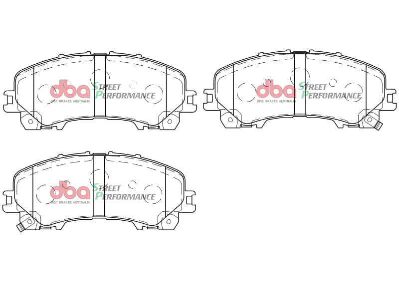 DBA — DBA 14-19 Infiniti Q50 (Base & Premium Incl Hybrid) SP Performance Front Brake Pads
Brake Pad - view 1