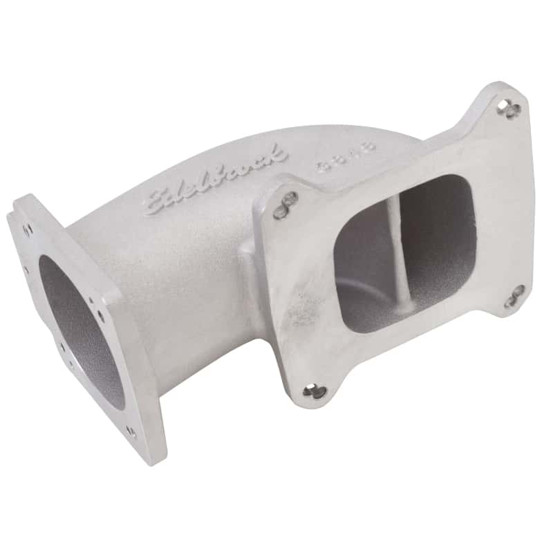 Edelbrock — Edelbrock Low Profile Intake Elbow 90mm Throttle Body to Square-Bore Flange As-Cast Finish
FUEL INJECTION COMPO - view 5