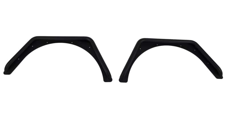 Fishbone Offroad — Fishbone Offroad 97-06 Jeep Wrangler TJ Steel Tube Fenders Front 3In Flare - Blk Textured Powdercoat - view 9
