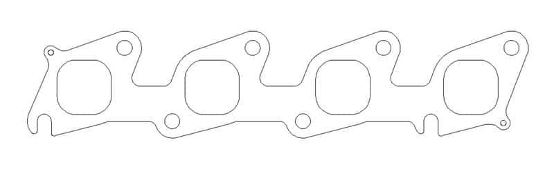 Cometic Gasket — Cometic Nissan KA24DE 91-98 Exhaust .030 inch MLS Head Gasket 1.575 inch SQUARE Port
Exhaust Gasket - view 1