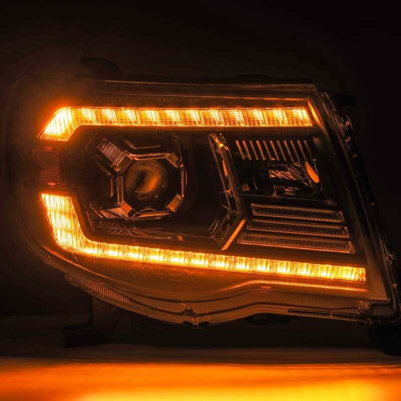 AlphaRex — AlphaRex 05-11 Toyota Tacoma LUXX LED Projector Headlights Plank Style Black w/Activ Light and DRL
Projector Headlights - view 5