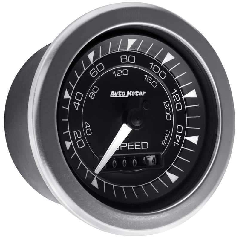 AutoMeter — Autometer Chrono 3-3/8in 160MPH Electric Programmable Speedometer Gauge
3.4" SPD 160MPH E CH - view 7