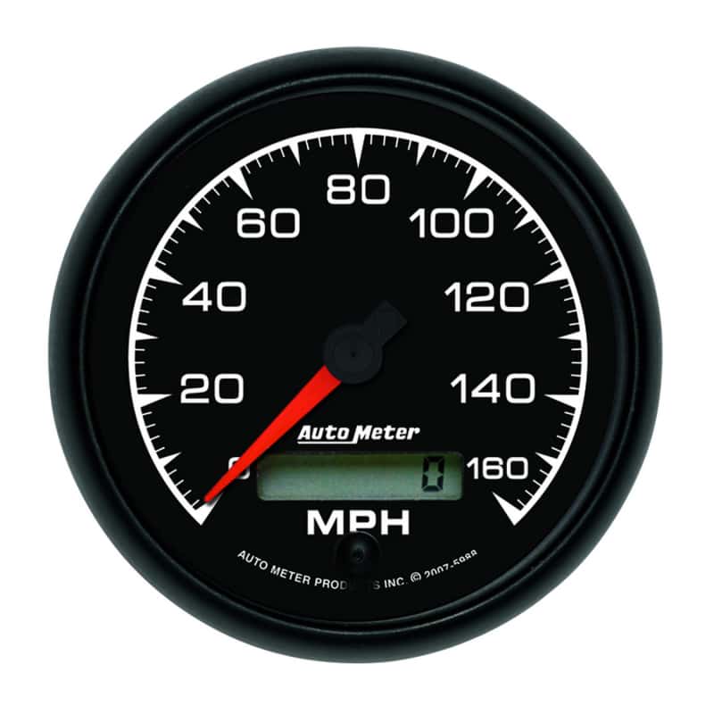 AutoMeter — Autometer ES 85.7mm In-Dash Speedometer Elec. Programmable 160mph Gauge
3.4" SPD 160MPH E ES - view 1