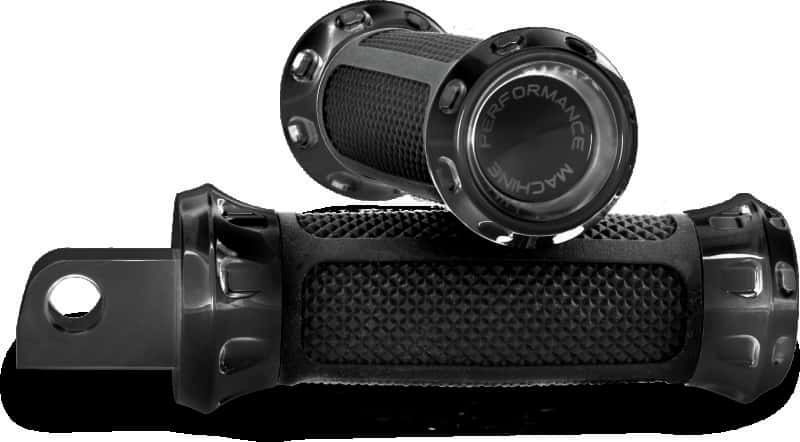 Performance Machine — Performance Machine Footpegs Overdrive - Black Ano - view 2