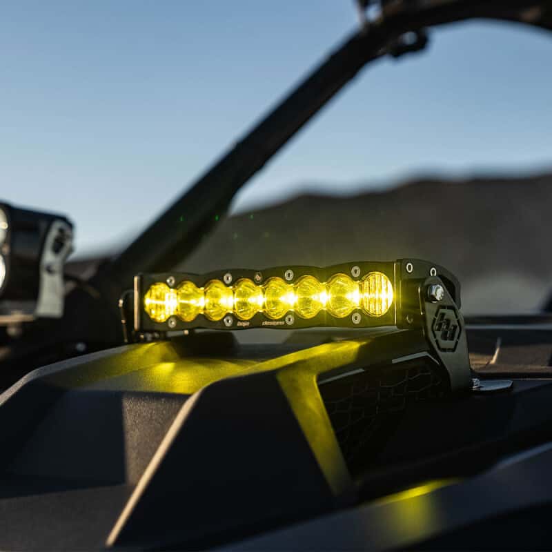 Baja Designs — Baja Designs 22-23 Polaris RZR Pro R S8 10in Hood Mount Kit - Clear - view 2