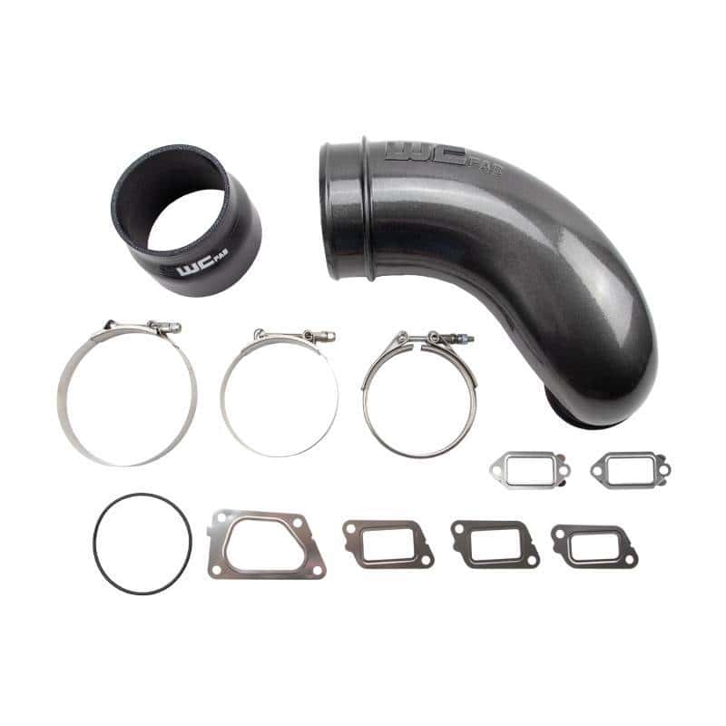 Wehrli — Wehrli 11-16 Chevrolet 6.6L LML Duramax 5in Intake Horn - Gloss White
Int Horn 11-16 GW - view 1