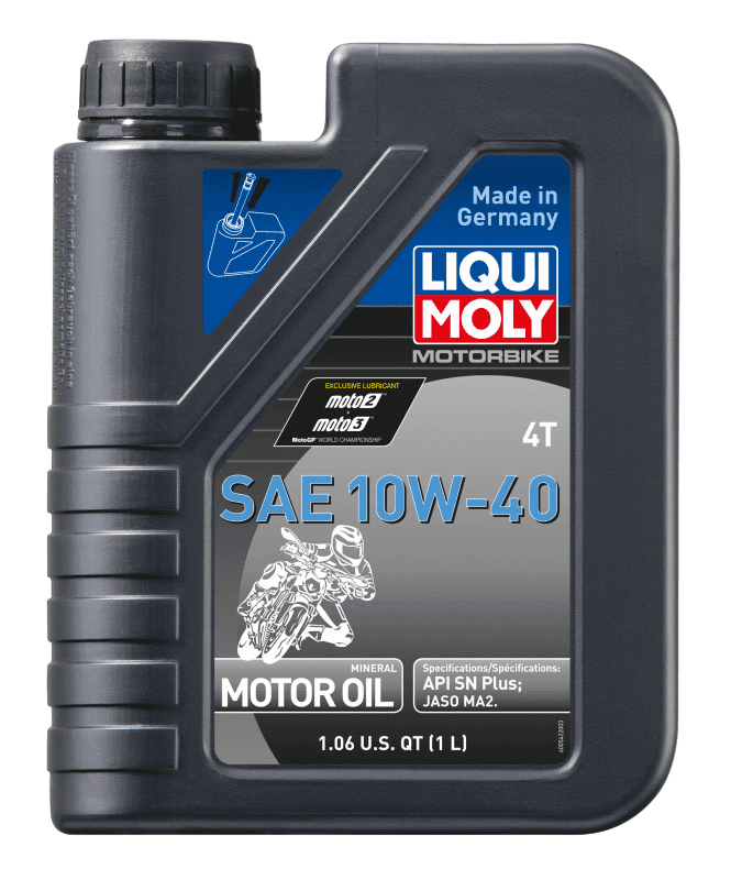 LIQUI MOLY — LIQUI MOLY 1L Motorbike 4T SAE 10W40
Engine Oil - view 1