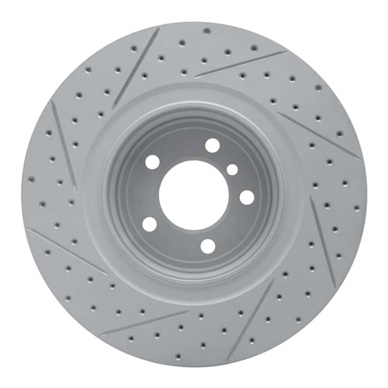 R1 Concepts — R1 07-08 BMW Alpina B7 Rear Right Drilled & Slotted Geo-Carbon Rotor - view 5