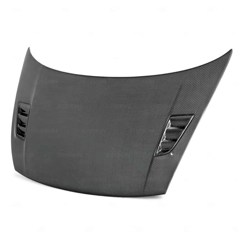 Seibon — Seibon 06-07 Honda Civic 4 Door MGII-Style Carbon Fiber Hood
HOOD - view 4