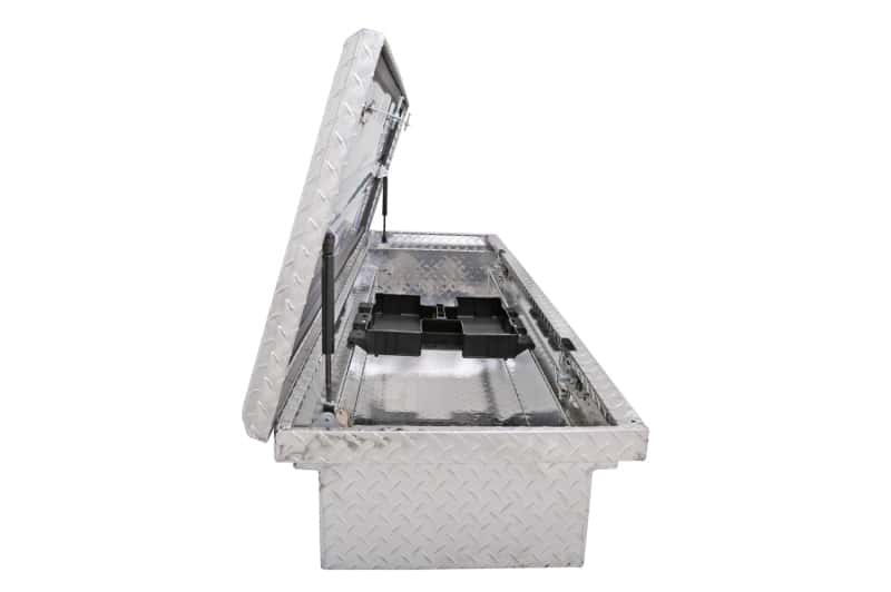 Dee Zee — Dee Zee Universal Tool Box - Red Crossover - Single Lid BT Alum (Low)
ToolBxTrkBedRTR - view 7