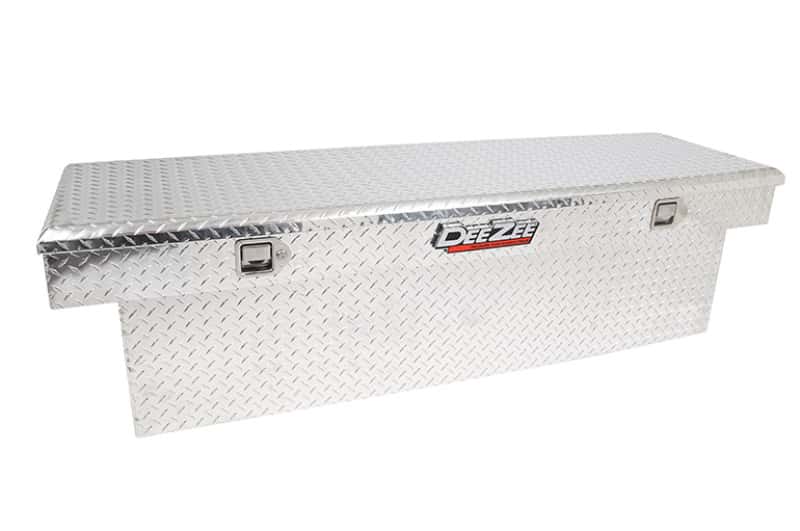 Dee Zee — Dee Zee Universal Tool Box - Red Crossover - Single Lid BT Alum Full Size (Deep)
ToolBxTrkBedRTR - view 2