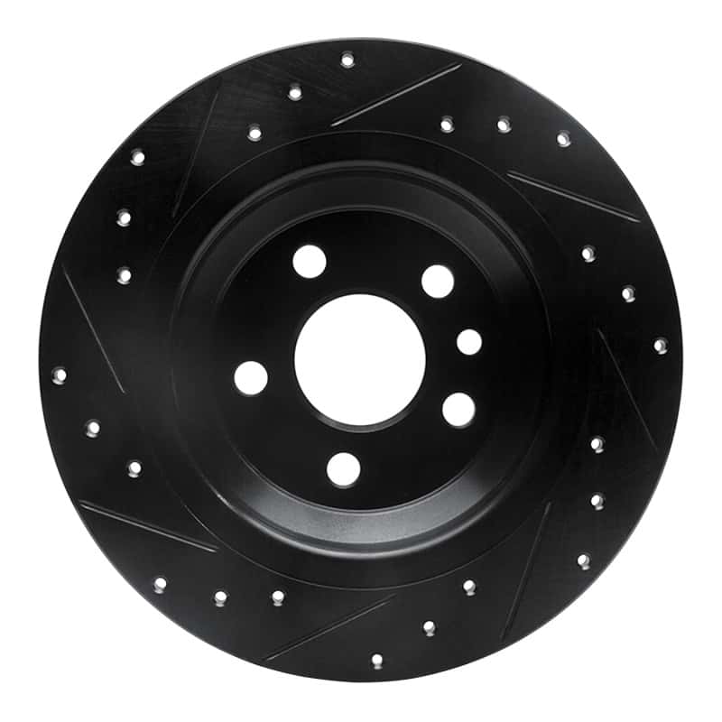 R1 Concepts — R1 07-18 Volvo S60 Cross Country Rear Right Drilled & Slotted Black Brake Rotor
R1 Brake Rotor Drill - view 5
